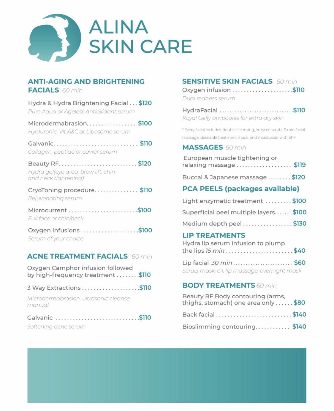 Facial Treatments,Advanced Skin Care